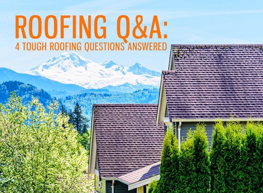 Roofing Pro top view of residential roof