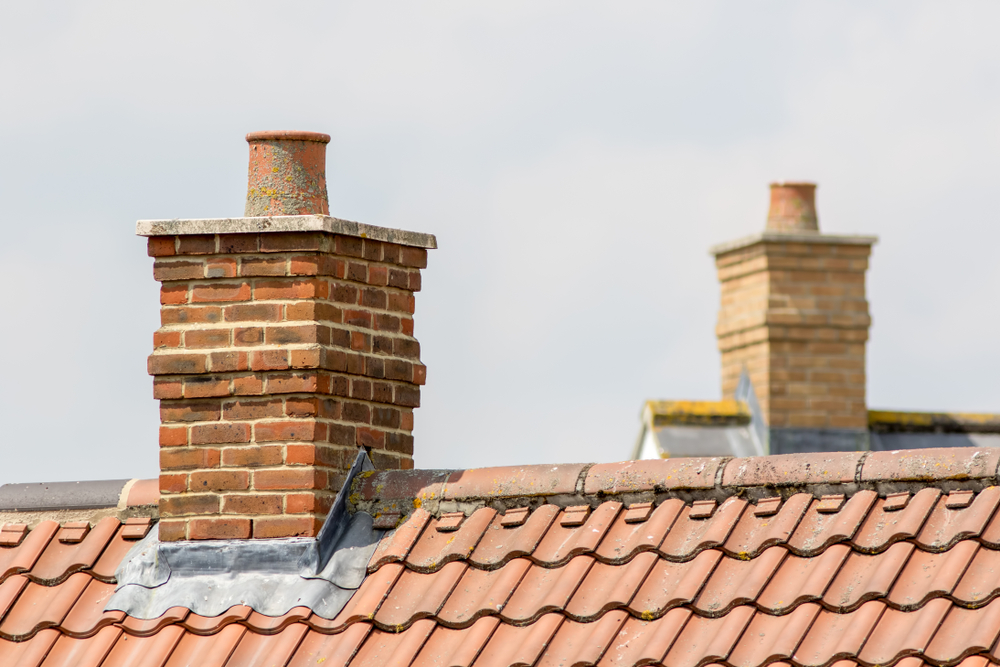 Photo of a Brick Chimney Stack