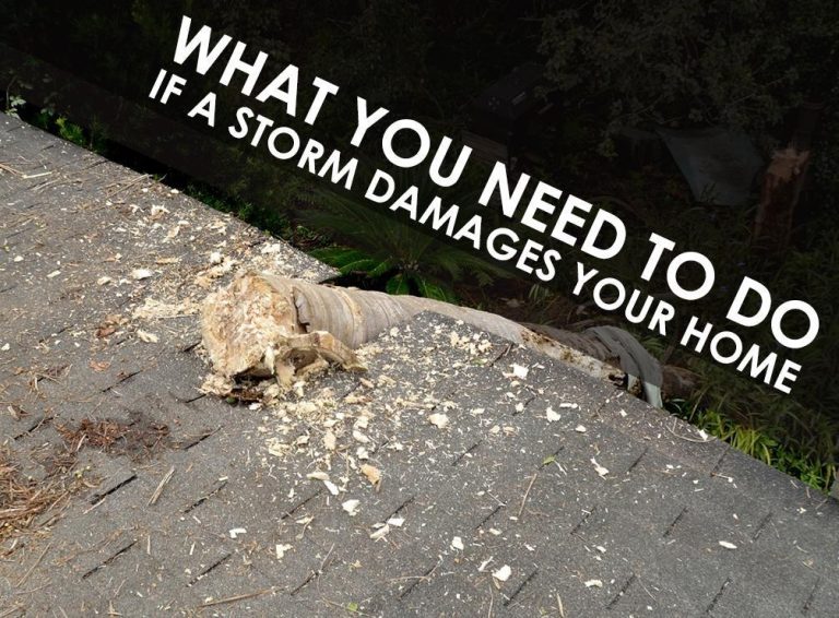 What You Need to Do If a Storm Damages Your Home | Universal Roofing ...